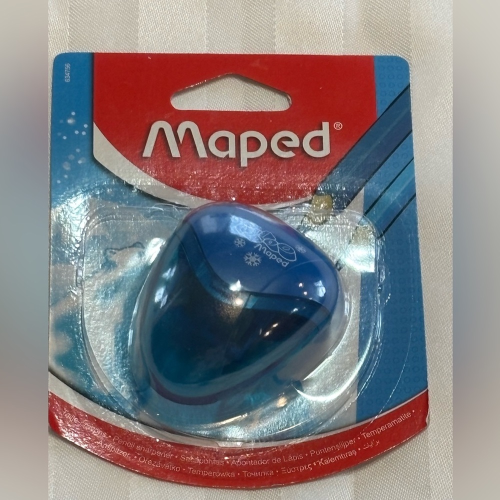 Maped Blue Pencil and Crayon Sharpener (UNOPENED)
